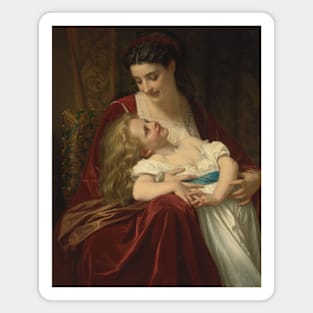 Maternal Affection by Hugues Merle Magnet